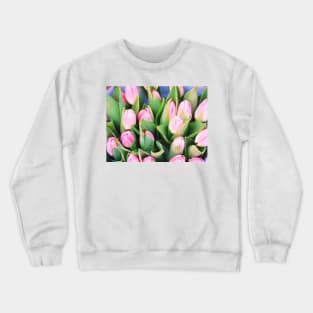 Pink Flowers Crewneck Sweatshirt